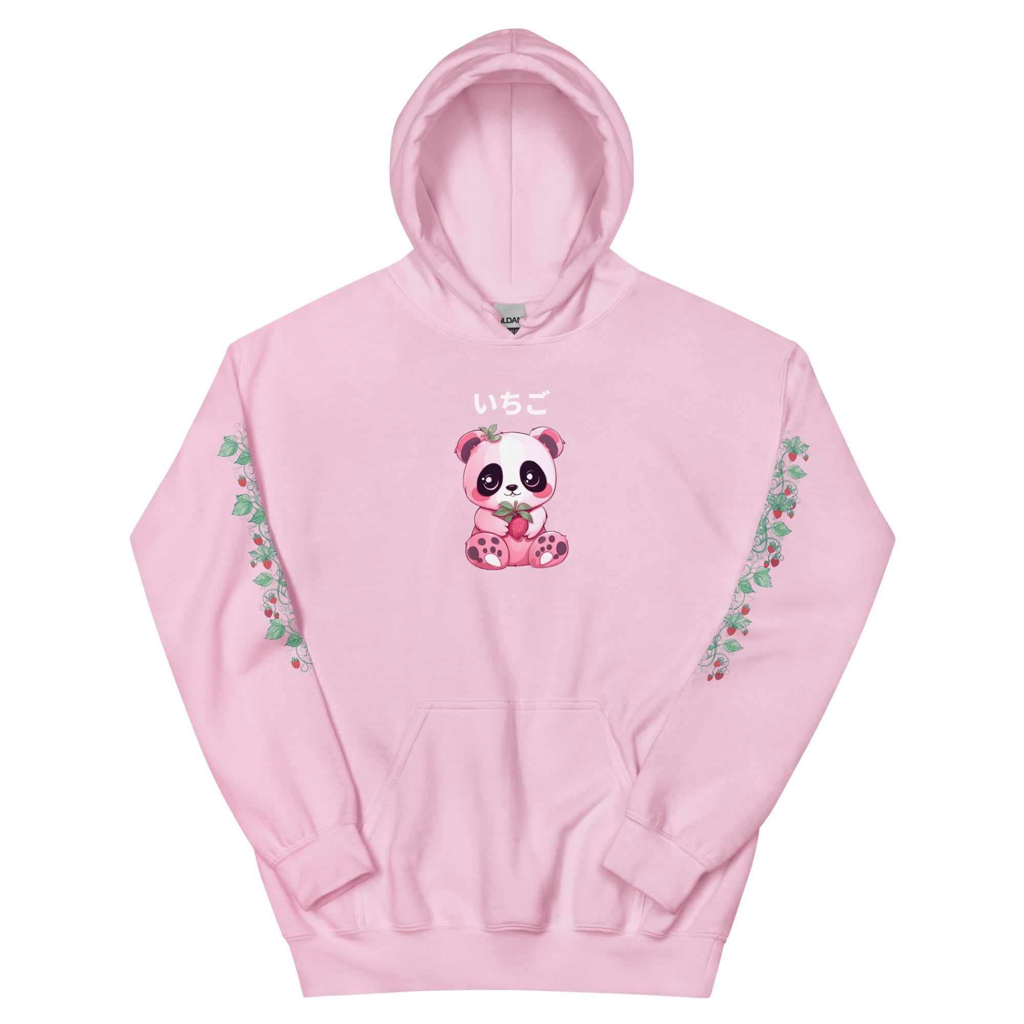 Pink 2024 panda hoodie